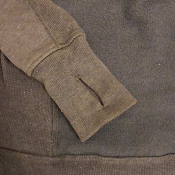 Lululemon gray silver sparkle zip up sweater - Picture 4 of 4